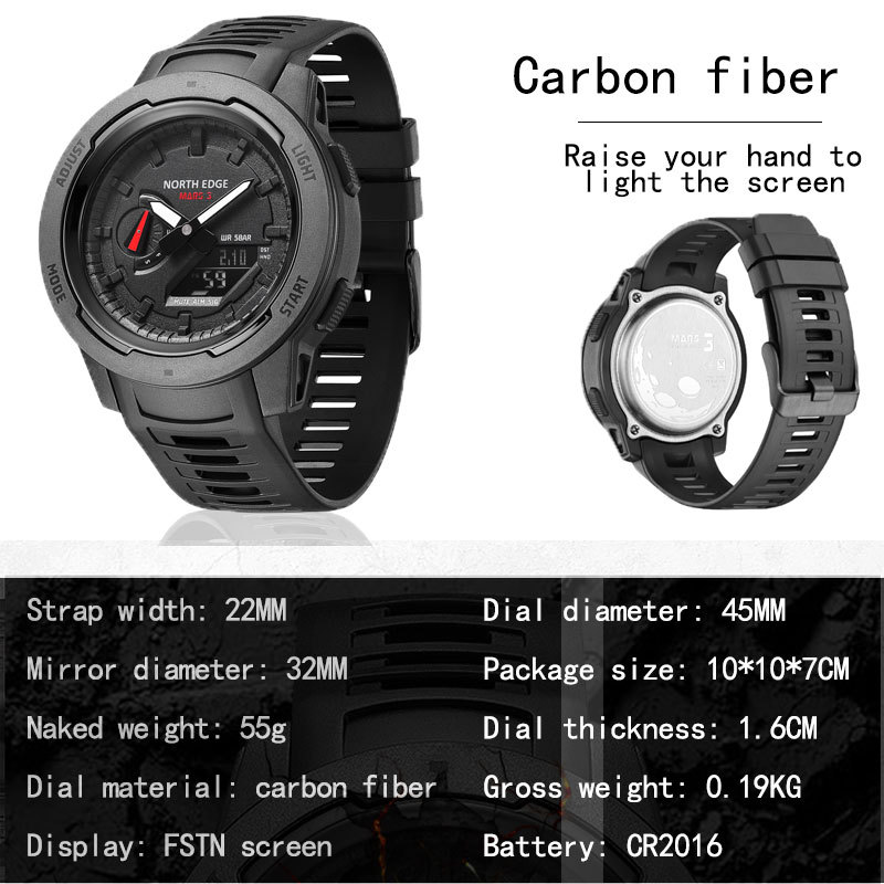 Outdoor Sports Watch Student Electronic Watch Waterproof